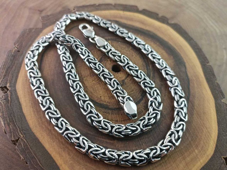 Серебряная цепочка Лисий Хвост, подвид Византии. Ланцюг срібний