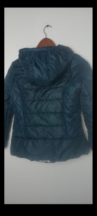 Ocieplana kurtka z kapturem Coccodrillo granatowa r. 128 / 134