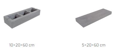 Bloczek ogrodzeniowy NEO pustak, ogrodzenie, mur oporowy POLBRUK