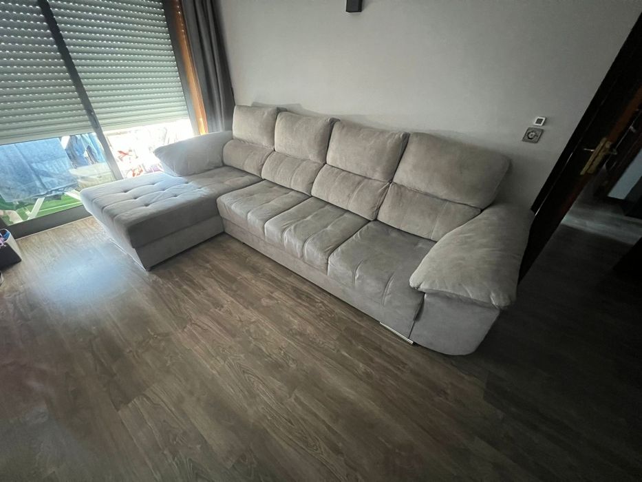 Sofá 4 lugares + chaise long