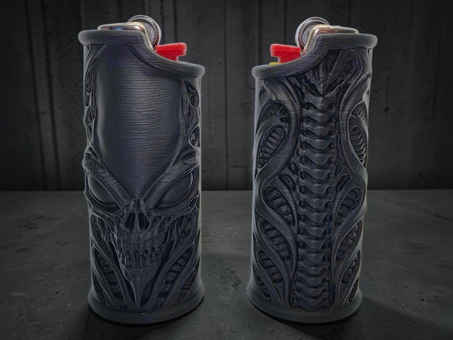 Capa para luz de bic com alien