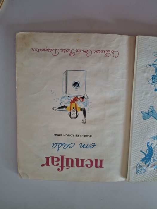 Livro antigo infantil  nenufar em casa
