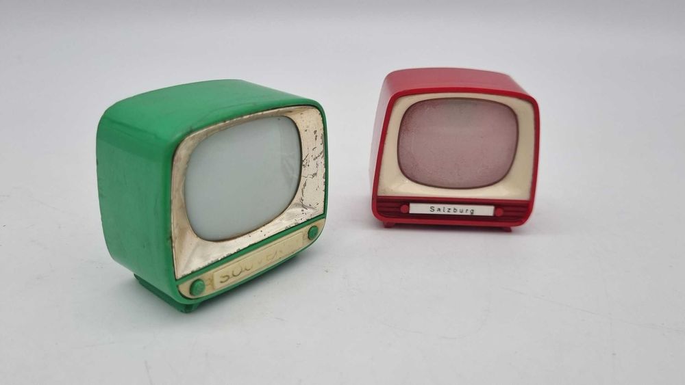 2x telewizorek zabawka PRL Vintage