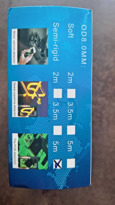 Kamerka 8 mm WIFI android