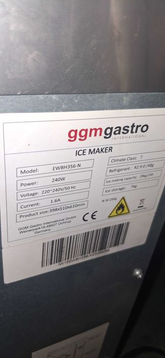 Máquina de Gelo GGM Gastro Como Nova