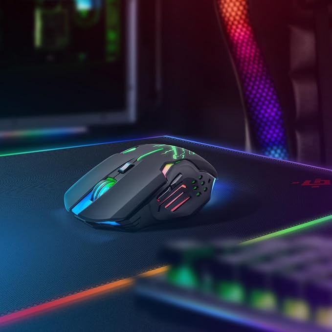 Defender® Mysz Gamingowa Katana Bezprzewodowa z RGB, Cicha