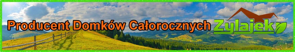 Domek drewniany całoroczny letniskowy 4,3m/8m 15/20