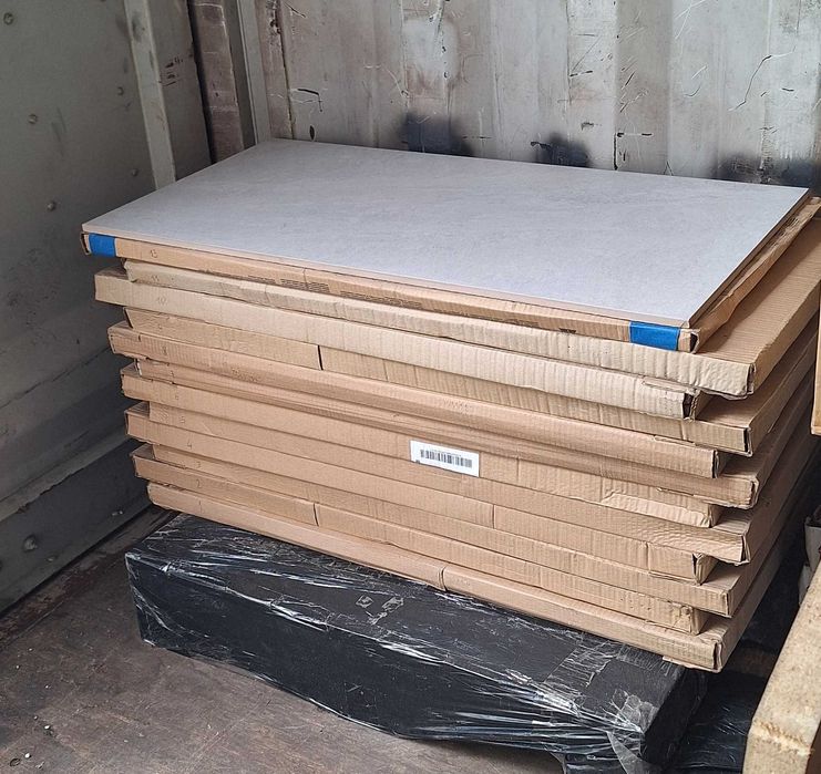 Płytki gres 45x90 cm polskie Opoczno styl biały marmur lappato gat I