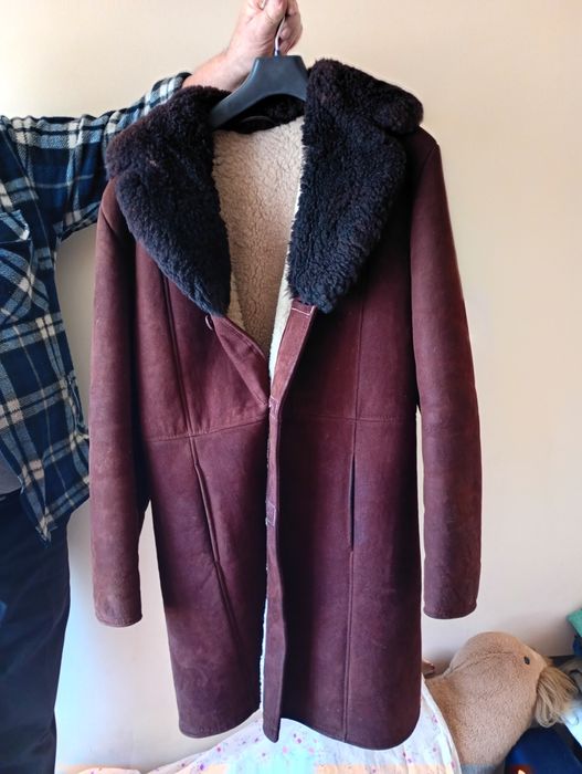 Męski kożuch zimowy