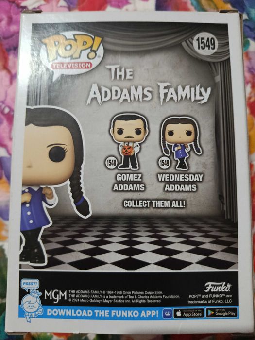 Figura POP Wednesday Addams(1549) da Família Addams