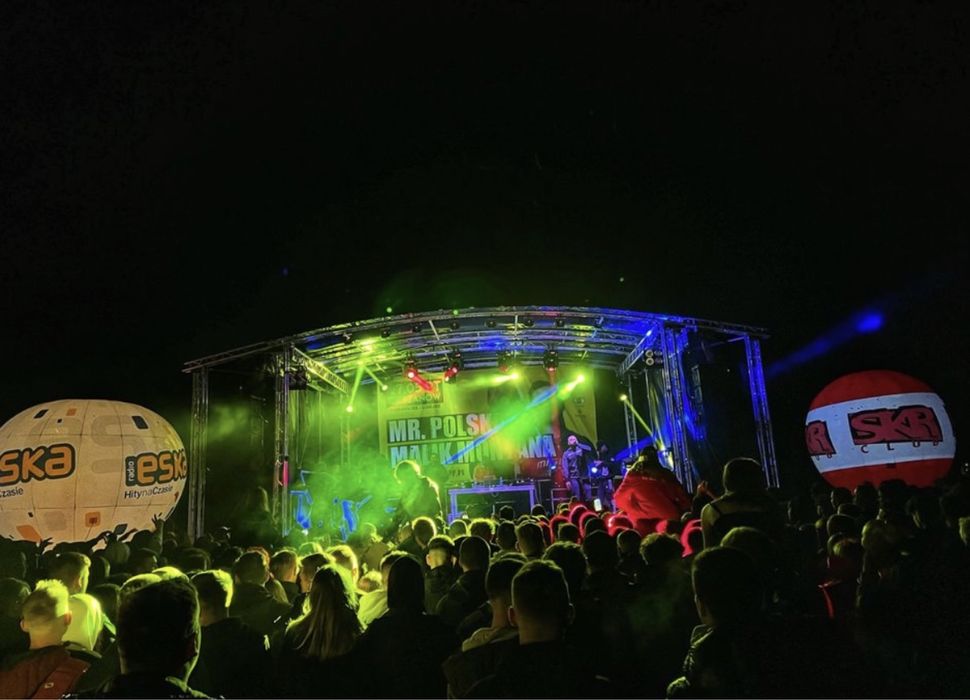 Scena mobilna 6m x 8m nowoczesna łuk