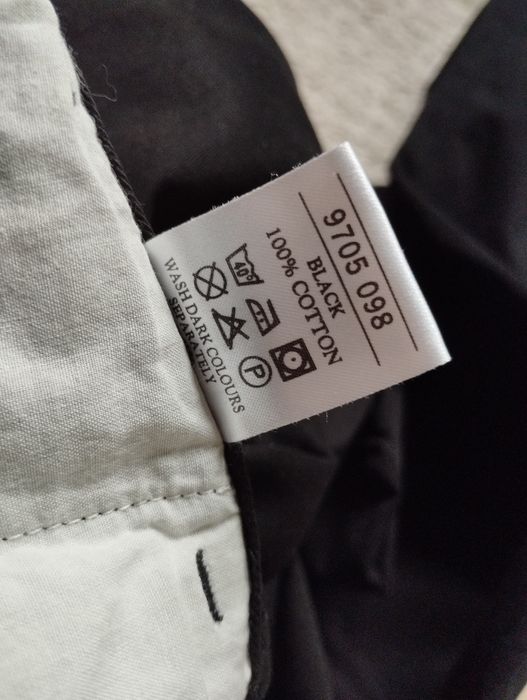 Czarne spodnie originals chino chinosy