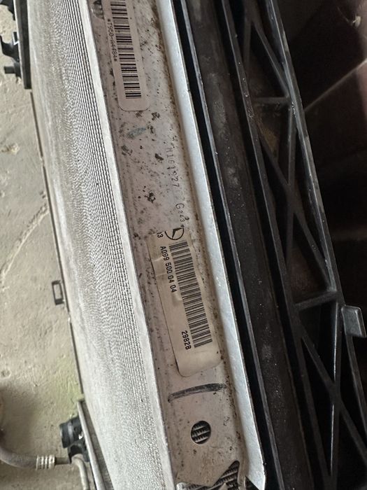 Радіатор основний мерседес gl166 м278 4.7 бітурбо