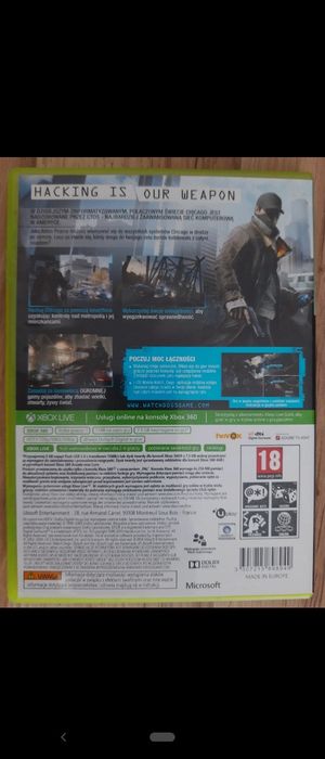 Gra Xbox 360 Watch Dogs