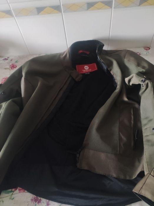 Casaco Motard Armure de senhora verde oliva tamanho M -38