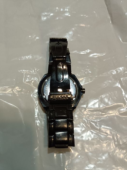 Pulsar (Seiko)em aço inoxidável preto