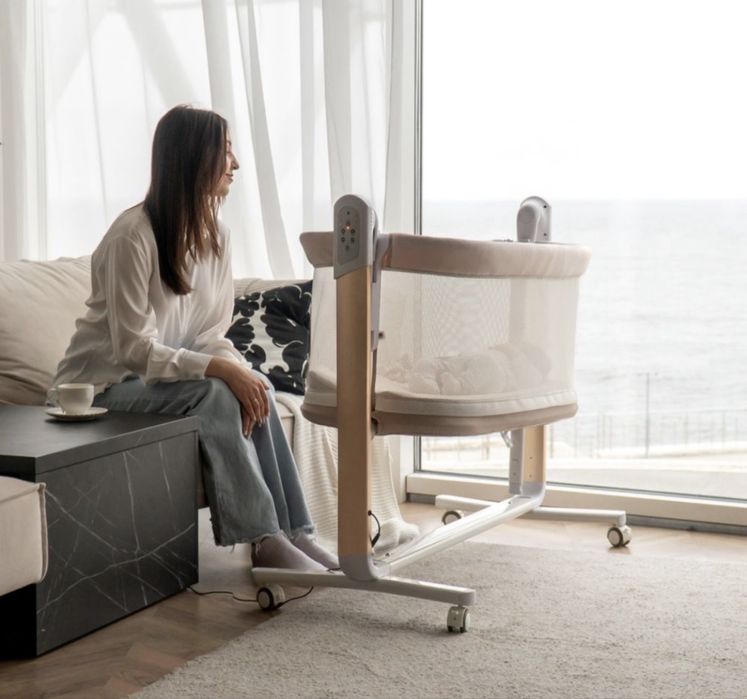 El Camino Noa приставне ліжко, гойдалка та манеж для дітей.