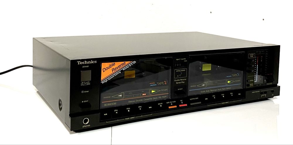 TECHNICS RS-T60R Magnetofon Stereo Double Cassette Deck
