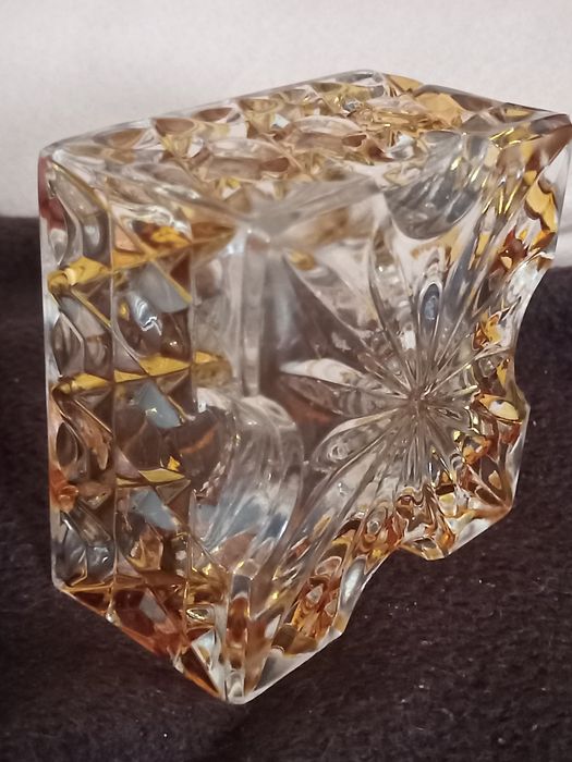 Frasco antigo Art Deco em Cristal