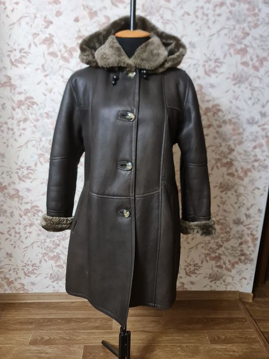 Дублянка шкіряна дубленка 50-52