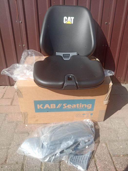 Fotel CAT minikoparka wózek widłowy, obicie fotela CAT do maszyn budow