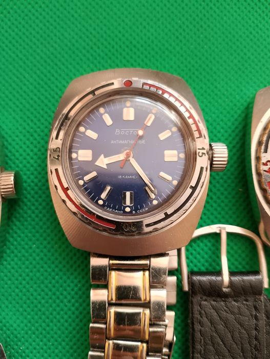 Годинник СРСР Восток бочка амфібія командирські обслужені майстром