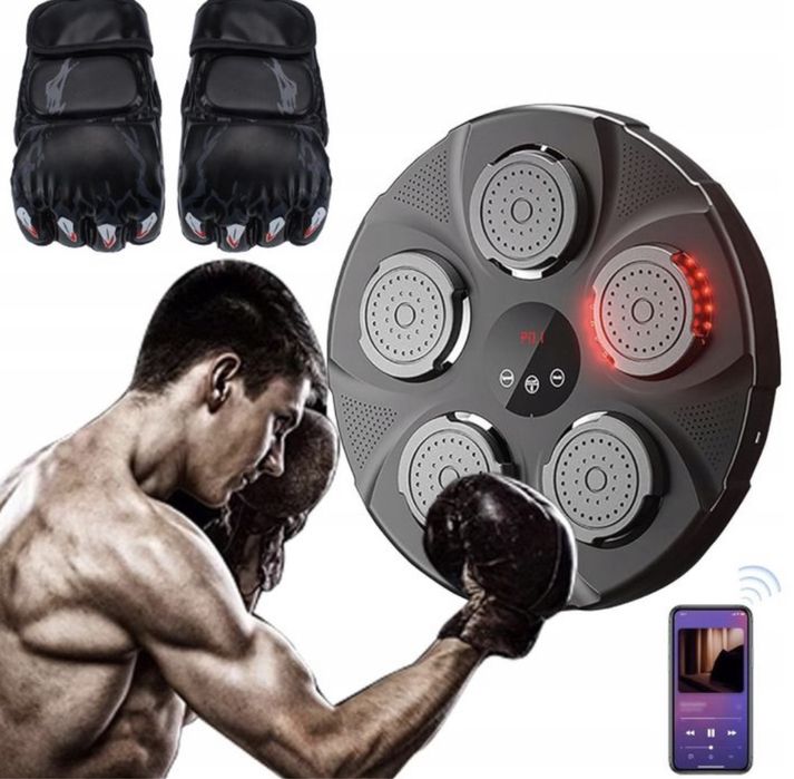 Tarcza Rękawice Worek Bokserski Treningowy 9 Trybów Sportowych Boks