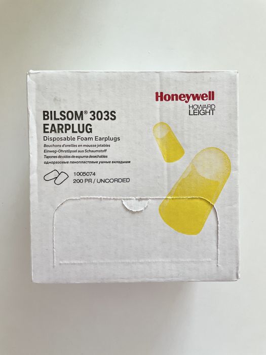 Zatyczki Stopery do uszu Do Spania Honeywell Bilsom 303 S 20 Par