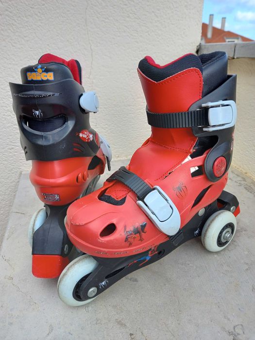 Patins em Linha MARVEL “Spider Man” tamanhos 28, 29, 30 ou 31