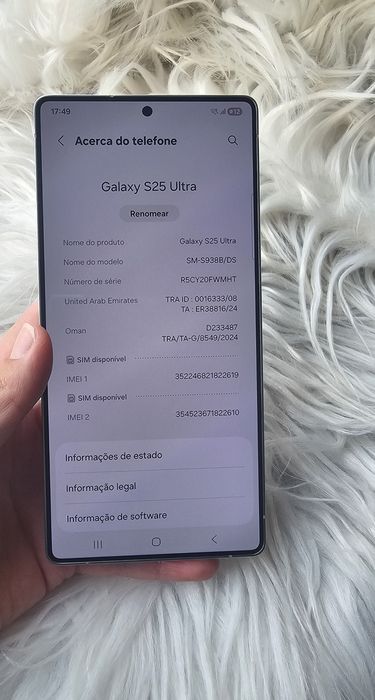 Samsung S25 ultra 256gb C/Garantia