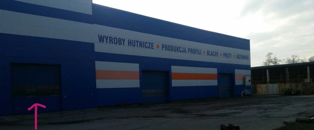 Hala produkcyjno-magazynowa 570 m² z dwiema suwnicami 5T