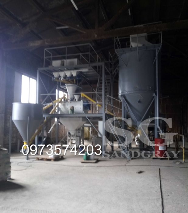 Производство сухих смесей, оборудование для производства сухих смесей