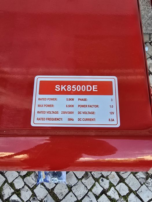 Gerador Diesel 8500 watts novo