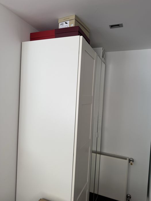Roupeiro IKEA PAX 150x60x236 com espelhos e gavetas