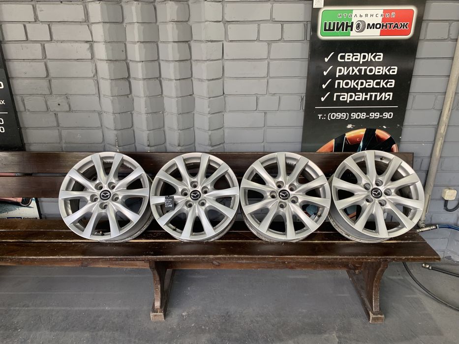 99 Оригинальные литые диски Mazda 3 6  5/114.3 R17 et50