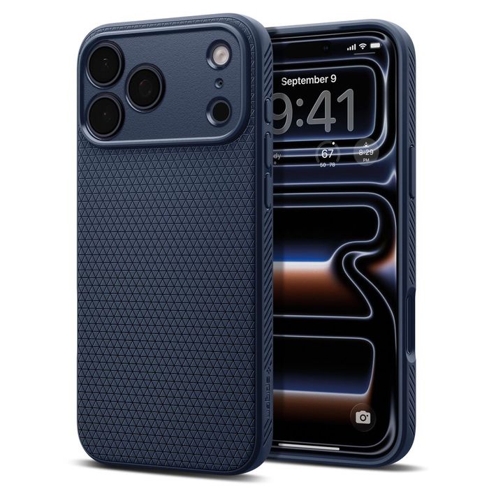 Spigen nakładka Liquid Air do Iphone 17 Pro Max / 18 Pro Max niebieska