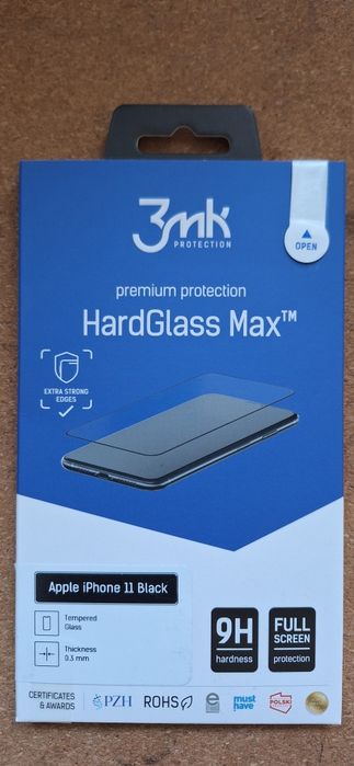 Wzmocnione szkło hartowane na Apple iPhone 11 - 3mk HardGlass Max