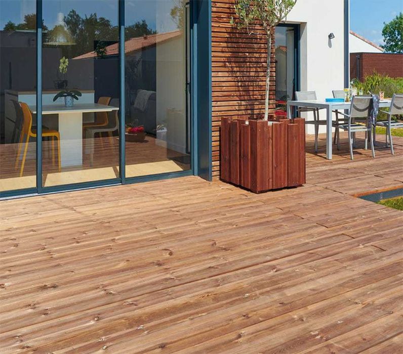 Deska Tarasowa Sosnowa Impregnowana Próżniowo (Santorin)