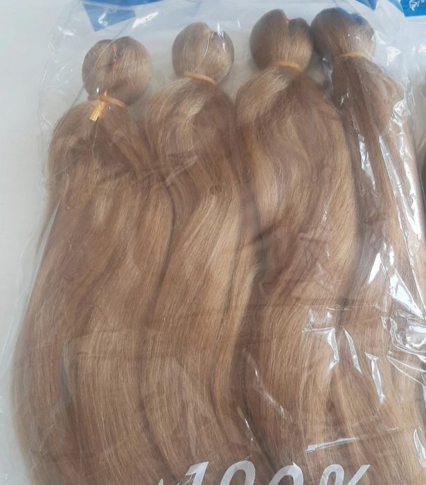 Wlosy syntetyczne do warkoczyków 4szt