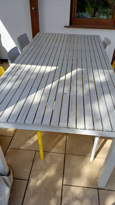 Stół ogrodowy Biały