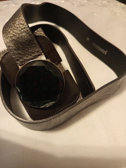 Pasek skórzany Monnari - całkowita długość 104cm.