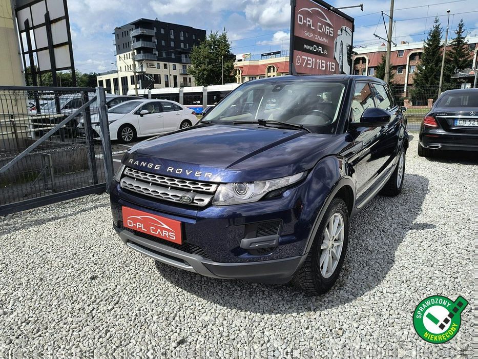 Land Rover Range Rover Evoque Czujniki Parkowania |tempomat||pół-skóra| jasne wnętrze|HAK