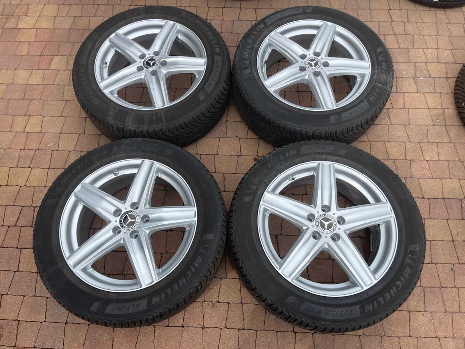 4173. Alufelgi 18" Mercedes W177 W204 W213 GLA GLC GLB Vito 7.5J ET48 5x112 + czujniki