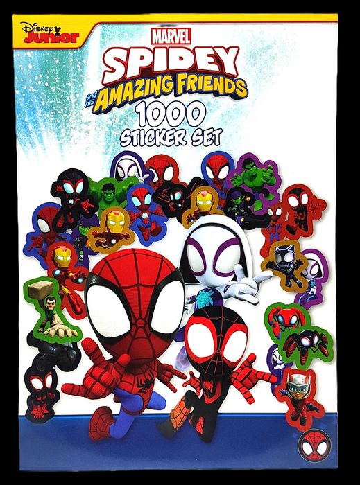 Zestaw naklejek Spidey and his amazing friends ok. 1000 sztuk.