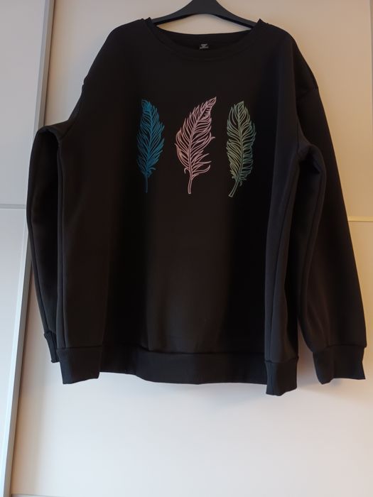 Camisola de manga comprida preta