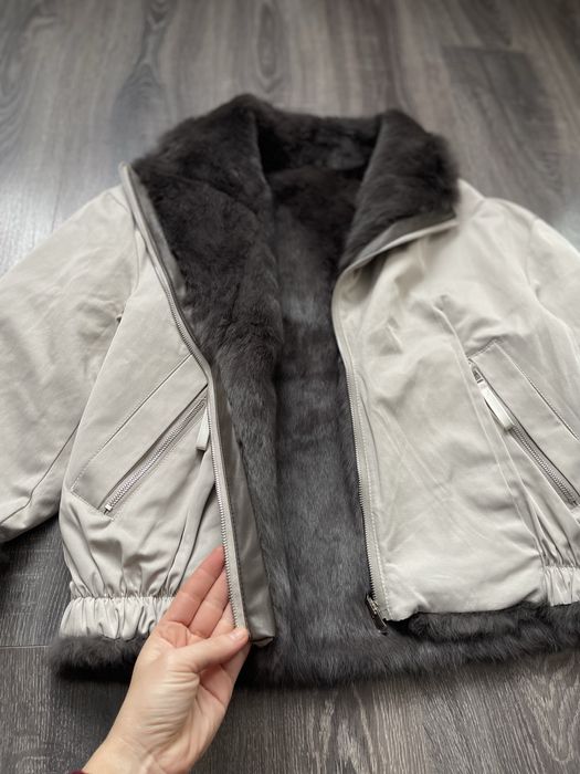 Двухстороння парка, шубка 2в1