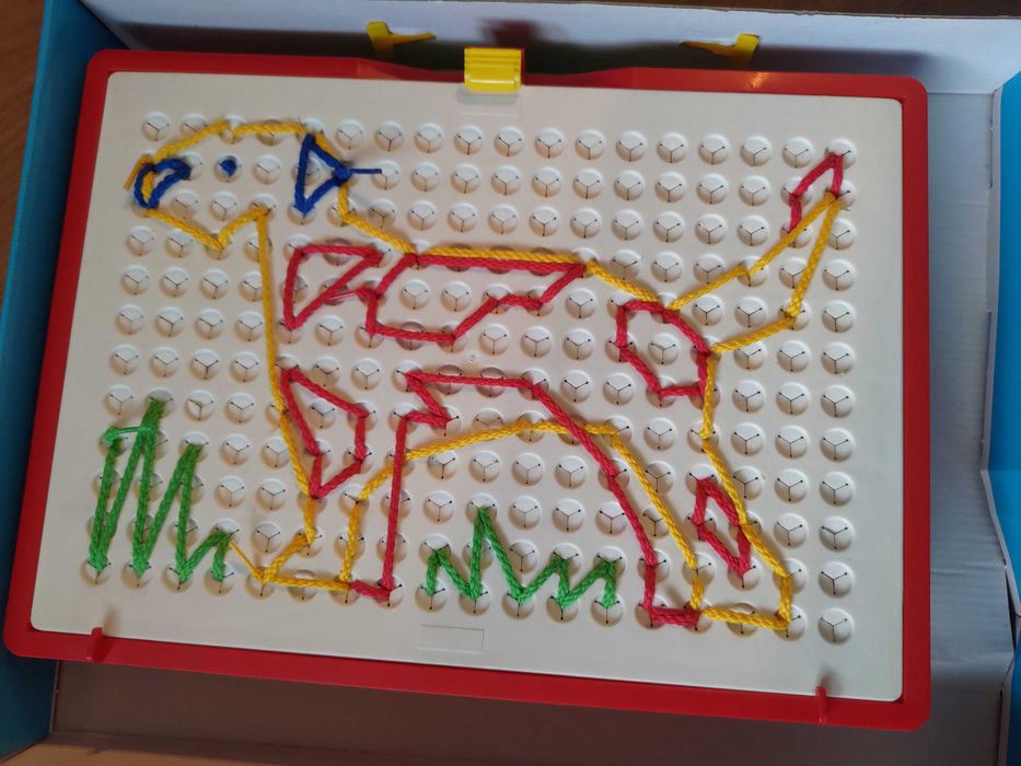 Quercetti FILO - zabawka edukacyjna dzieci 4+, wyszywanie sznurkiem