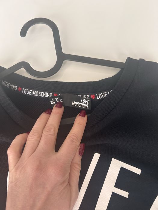 Bluza i t-shirt  Love Moschino czarna 36/S