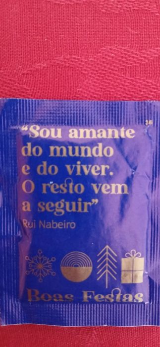 Pacotes de açúcar Delta - Boas Festas