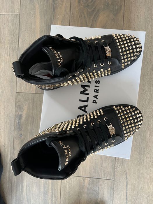 Buty Balmain skórzane